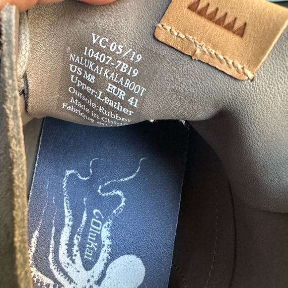 OLUKAI Men's Nalukai Kapa Boots Size: 8 - Picture 11 of 12